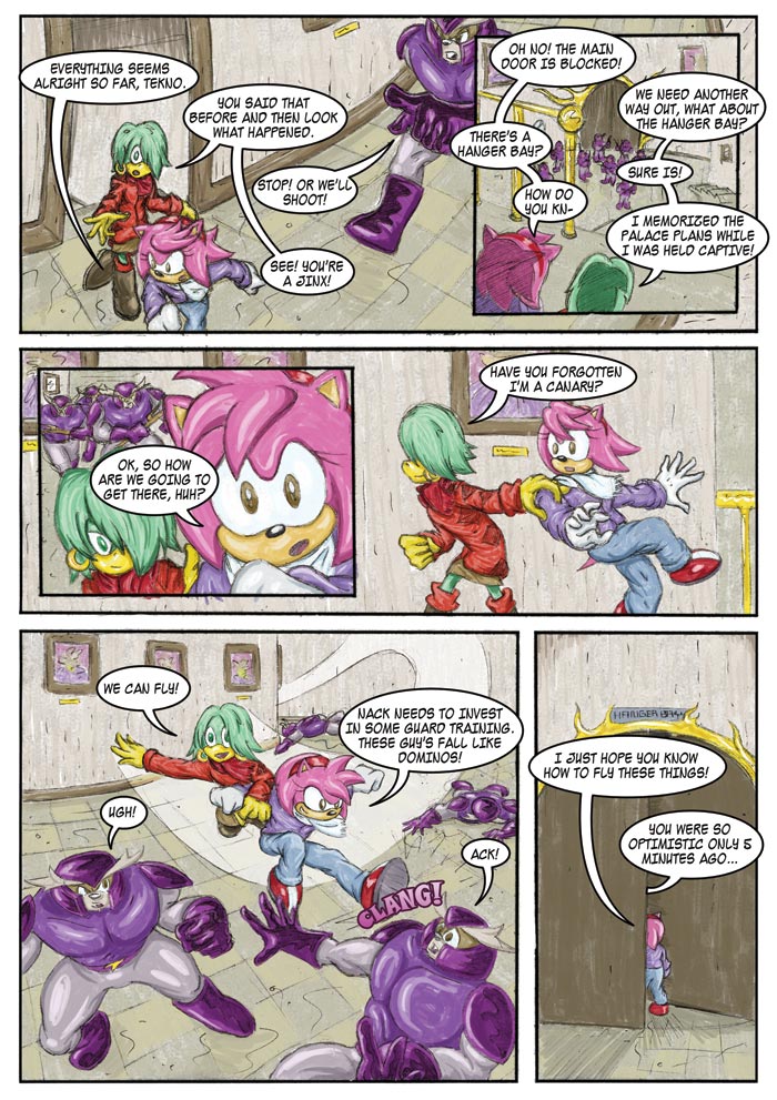 Sonic The Comic - Graphic Novel Amy and Tekno - Read Comic Online