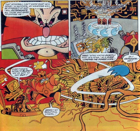 Archie Supersonic vs Hyperknuckles - Classic Sonic Specials - Read Comic  Online