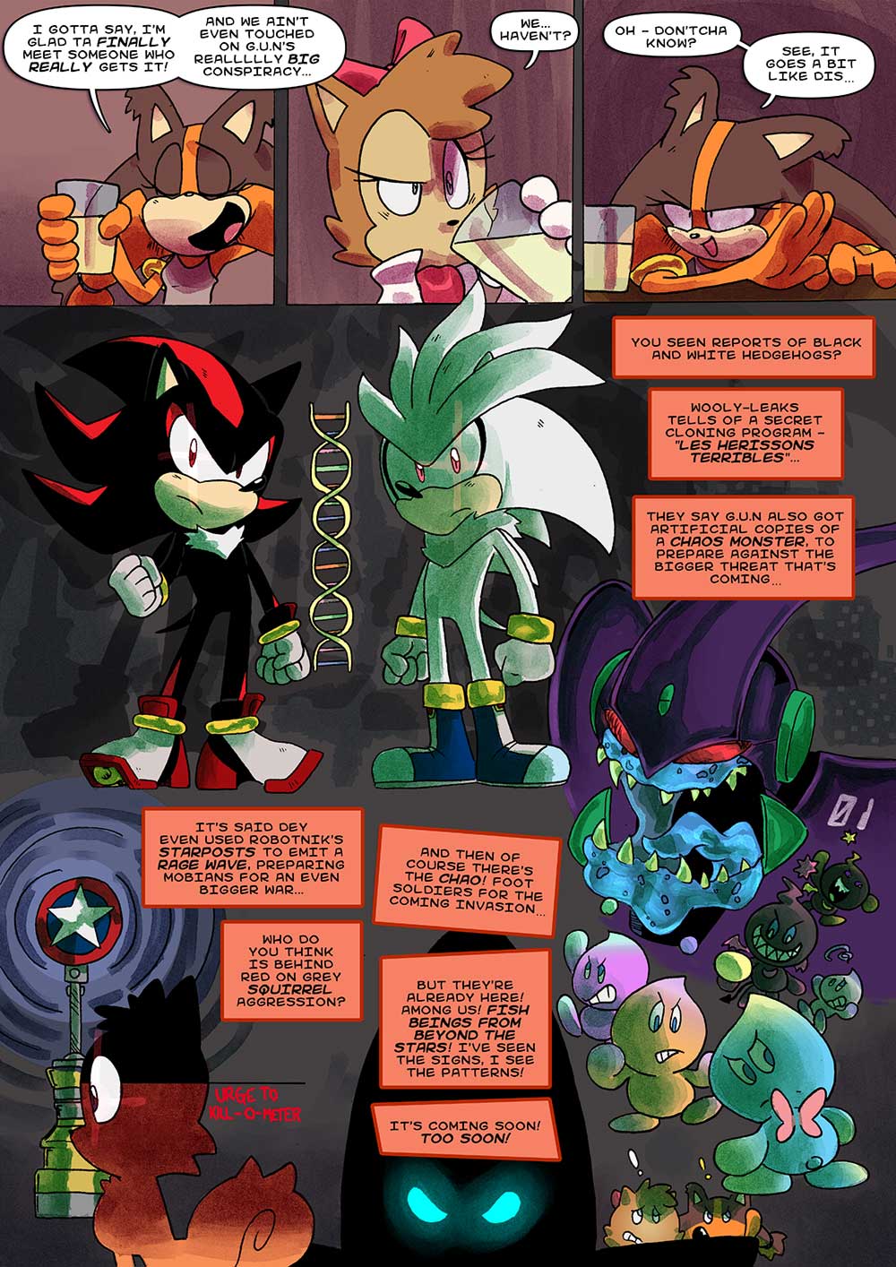 Hyper sonic comics